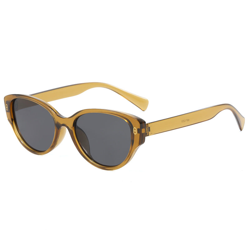 Damen Cat-Eye Sonnenbrille mit modernem Kunststoffrahmen Karnz