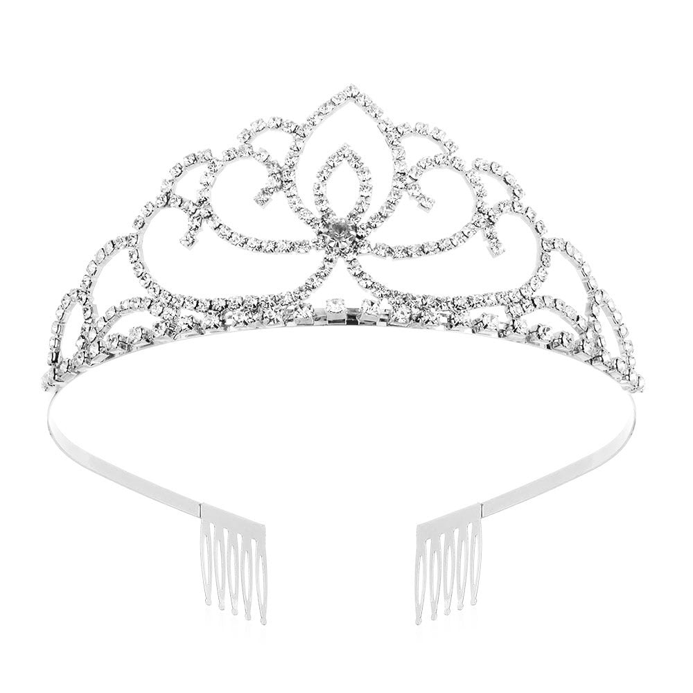Damen Funkelnde Hairstyling Tiara Karnz