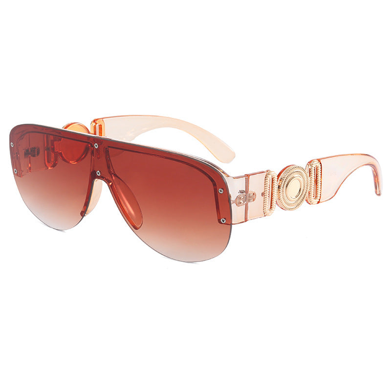 Damen große Sonnenbrille mit luxuriösem Randdesign Karnz