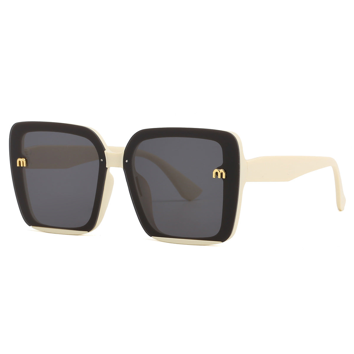 Damen quadratische Sonnenbrille mit elegantem Rahmen Karnz