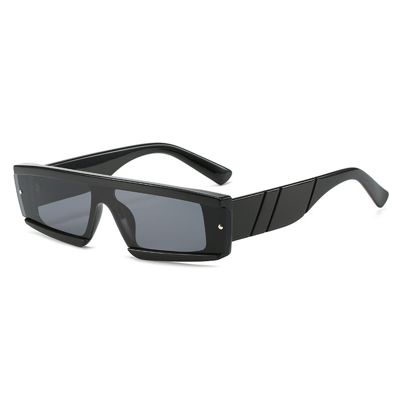 Damen futuristische Sonnenbrille im kantigen Design Karnz