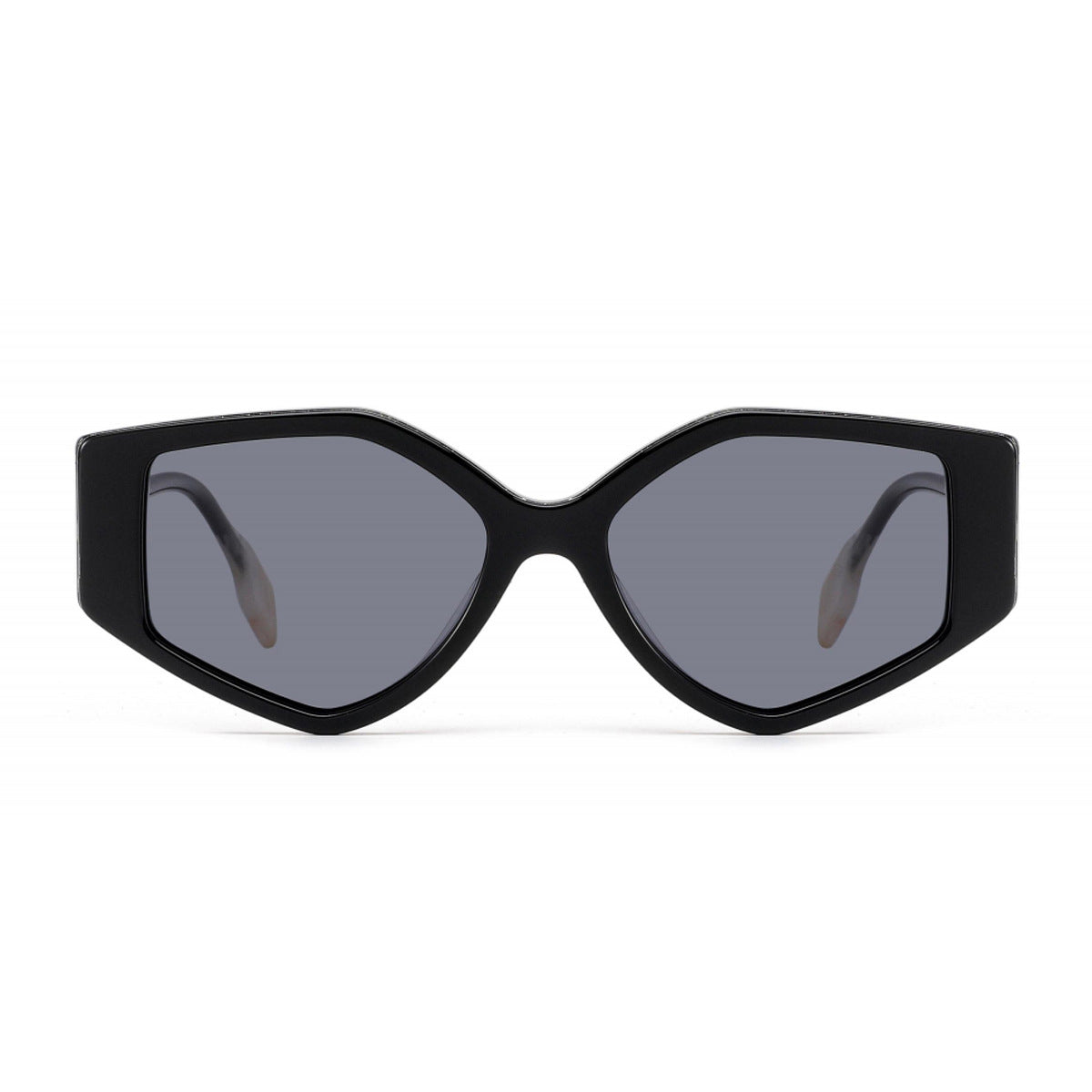 Damen modische Sonnenbrille mit einzigartigem geschnittenem Design und UV-Schutz Karnz
