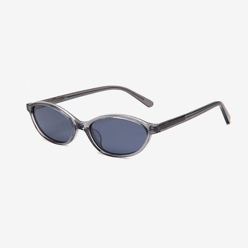 Damen stylische Sonnenbrille im zeitgenössischen Oval-Design Karnz