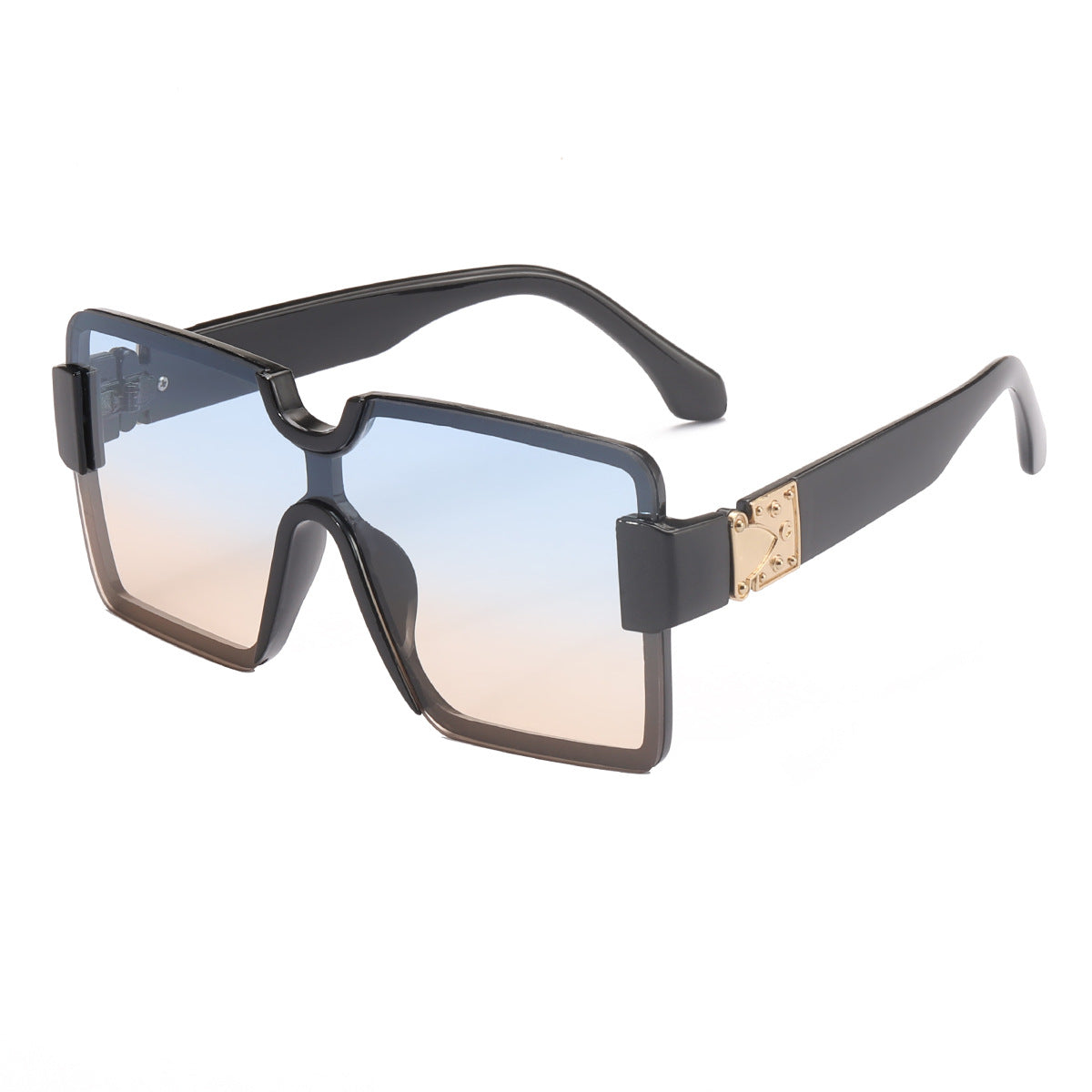 Damen oversized Sonnenbrille mit einzigartigem Rahmen Karnz