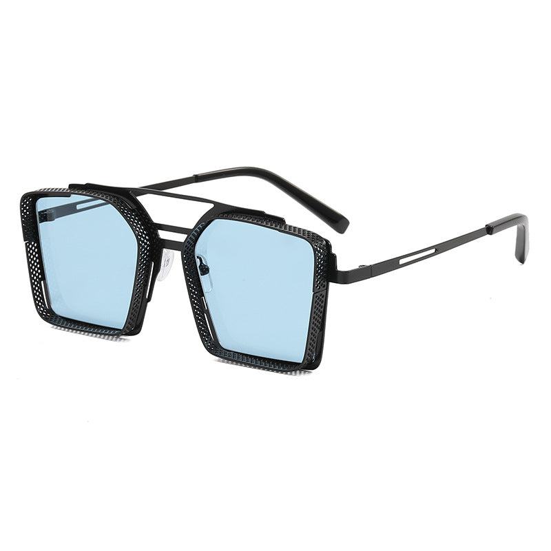 Damen Oversized-Sonnenbrille mit luxuriösem Design und geometrischem Rahmen Karnz