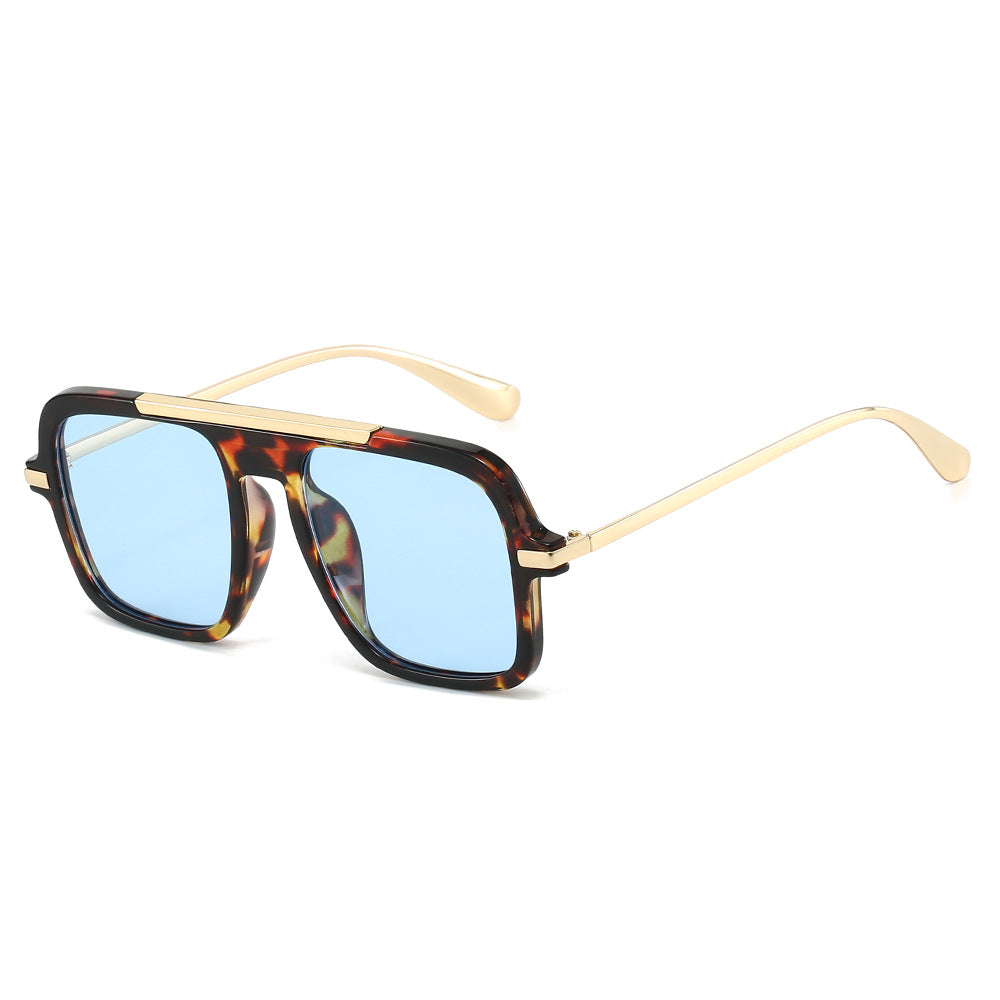 Damen modische Sonnenbrille mit angesagtem quadratischem Rahmen Karnz