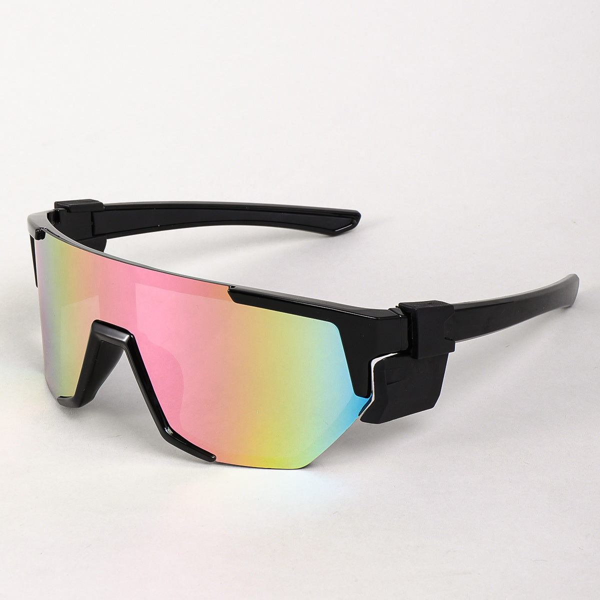 Damen Sportsonnenbrille im modernen futuristischen Design mit polarisierenden Gläsern Karnz