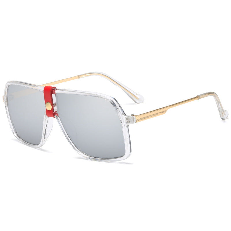 Damen Oversized Sonnenbrille mit modischem Rahmen und Sonnenbrillengläsern Karnz