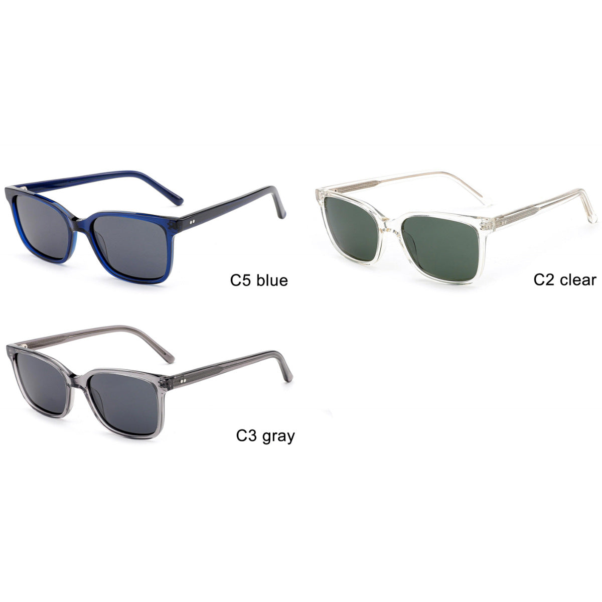 Damen Sonnenbrille im stilvollen quadratischen Design mit UV-Schutz Karnz