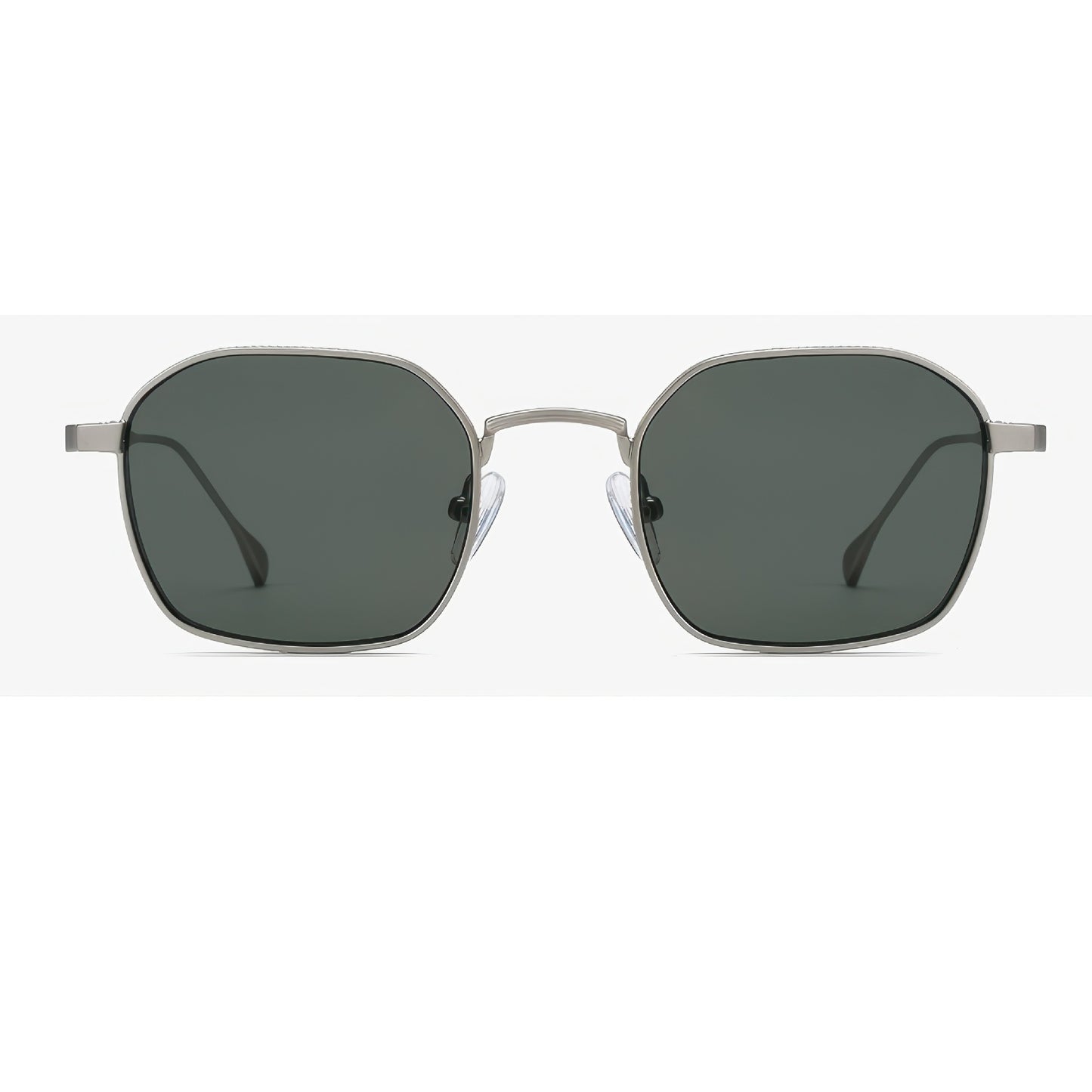 Damen modische Sonnenbrille im eleganten quadratischen Design mit hochwertigem Metallrahmen Karnz