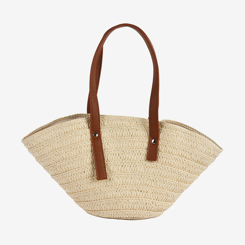 Damen Korbtasche mit geschwungenem Design Karnz