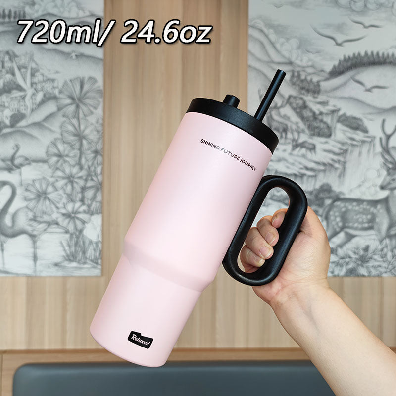 Damen isolierter Trinkbehälter mit ergonomischem Griff Karnz