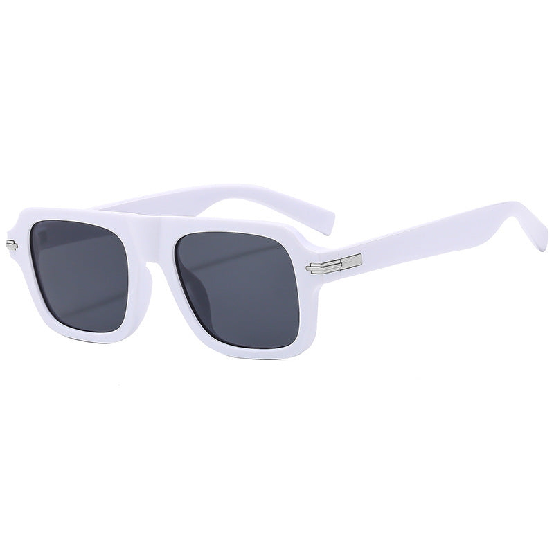Damen Designer-Sonnenbrille mit modernem eckigen Rahmen und polarisierten Gläsern Karnz