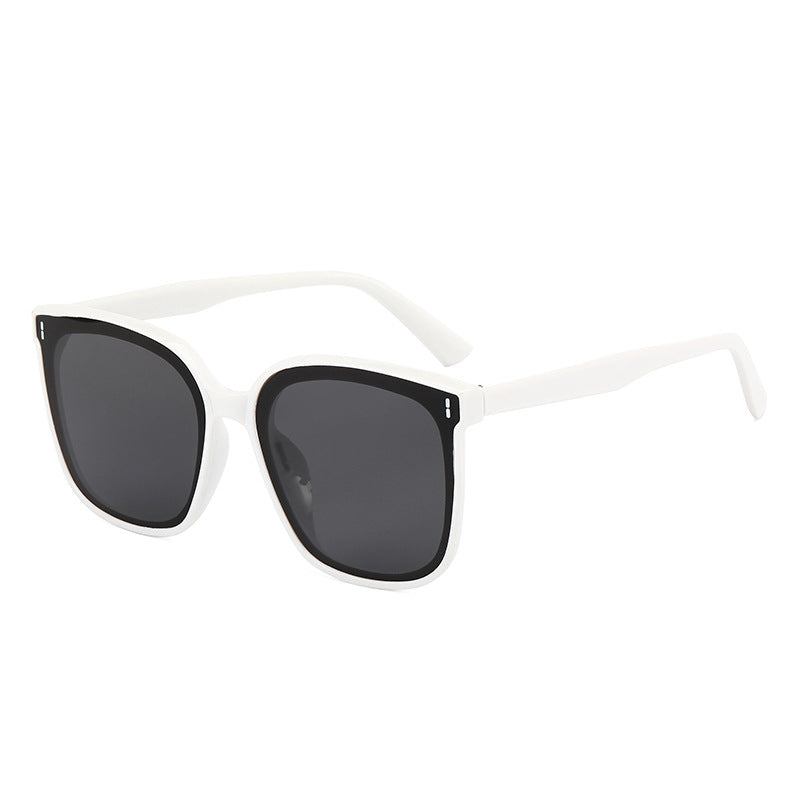 Damen Modische Oversized-Sonnenbrille mit durchgehendem Rahmen Karnz