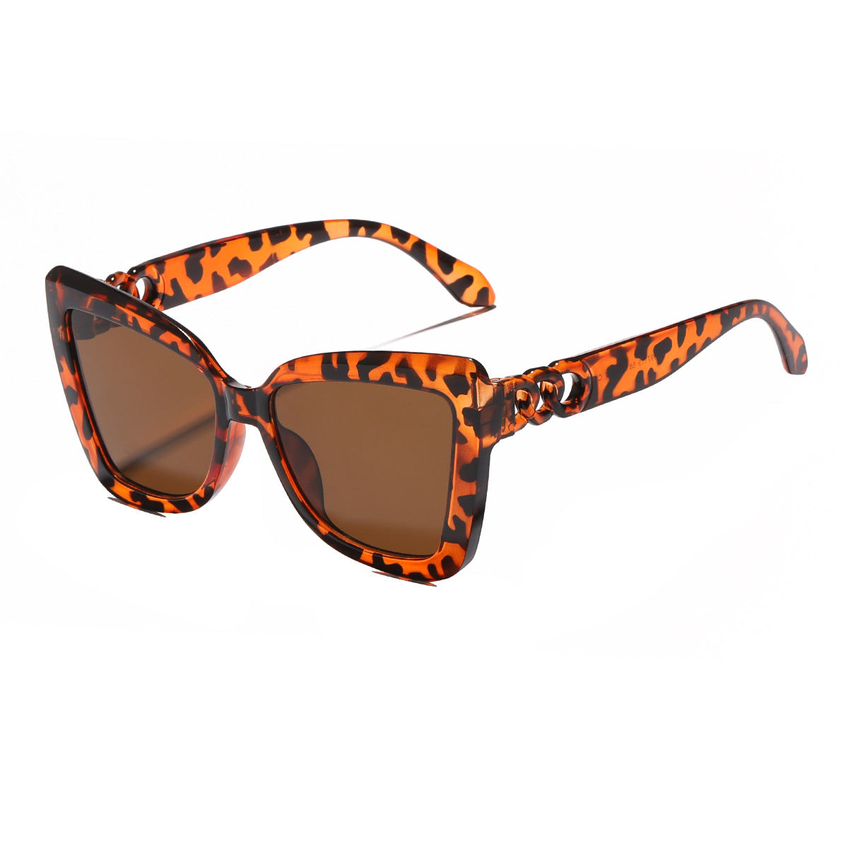 Damen modische Sonnenbrille mit auffälligem Design und robustem Rahmen Karnz