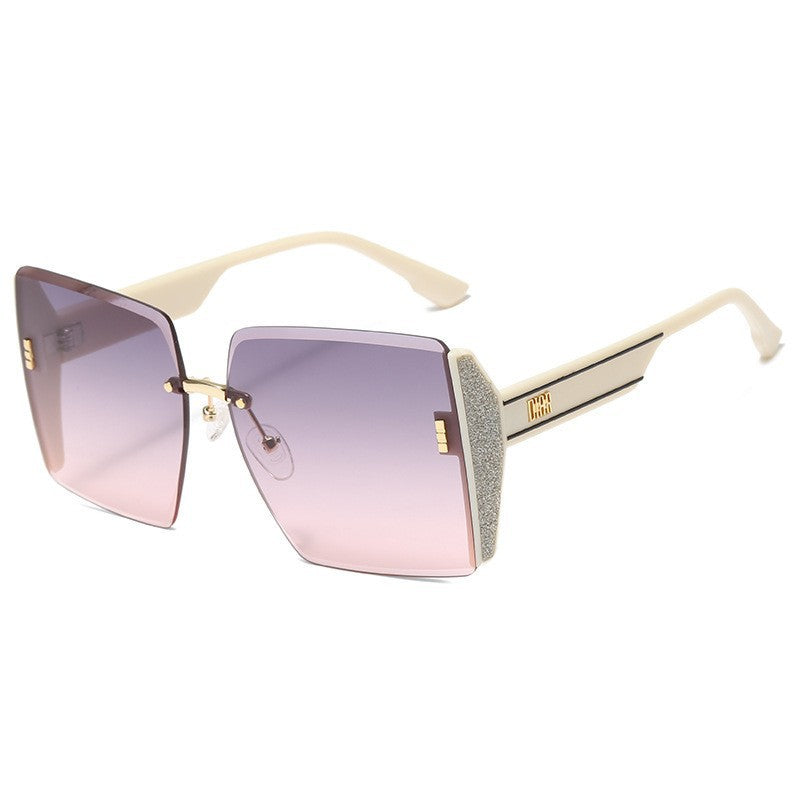 Damen Oversized Sonnenbrille mit stilvollem quadratischem Rahmen Karnz