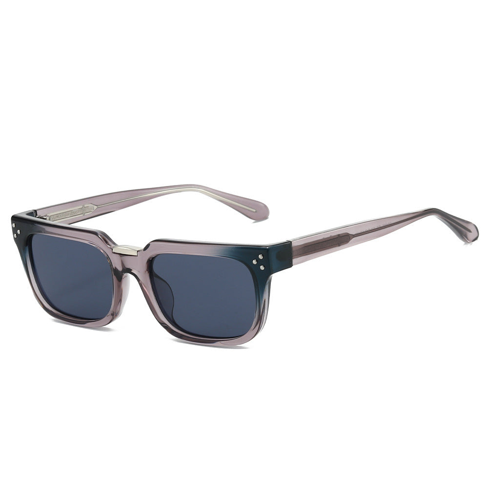 Damen oversized quadratische Sonnenbrille mit luxuriösen Akzenten Karnz