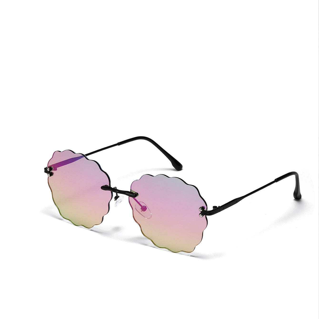 Damen modische Sonnenbrille im einzigartigen Blumenrahmen Karnz