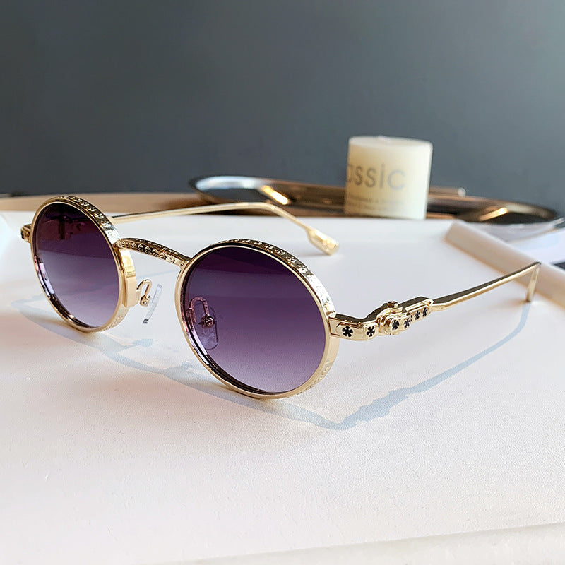 Damen Elegante Sonnenbrille mit filigranen Details Karnz
