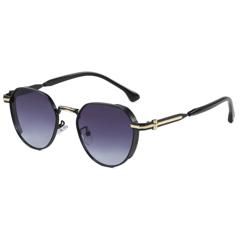 Damen geometrische Sonnenbrille im modernen Design Karnz