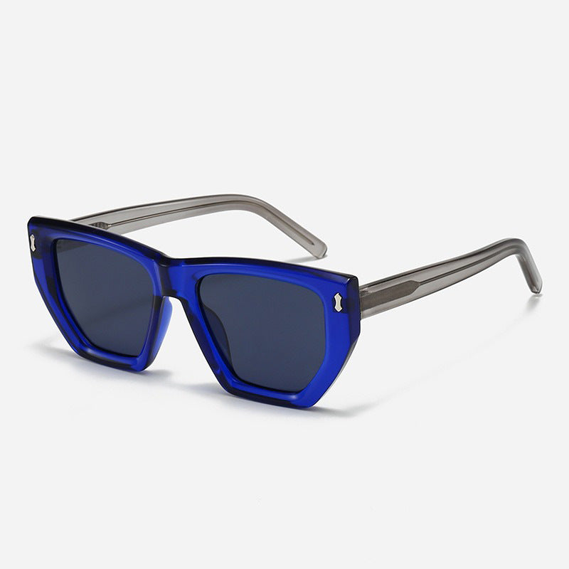 Damen Modische Sonnenbrille mit einzigartigem sechseckigem Rahmen und schützenden Gläsern Karnz
