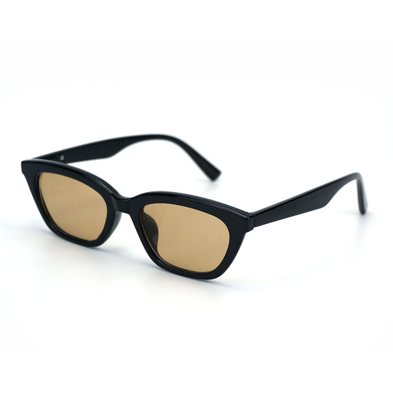 Damen Modische Cat-Eye Sonnenbrille mit elegantem transparenten Rahmen Karnz