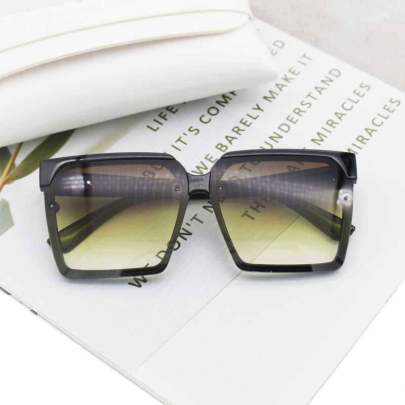 Damen große Geometrische Sonnenbrille Karnz