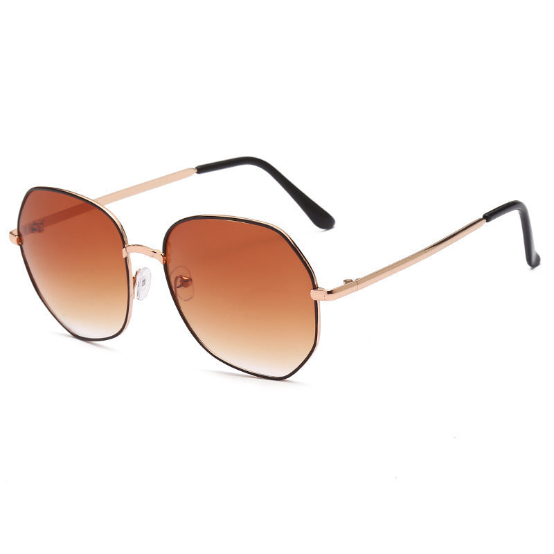 Damen modische Sonnenbrille mit achtckiger Form und polarisierten Gläsern Karnz