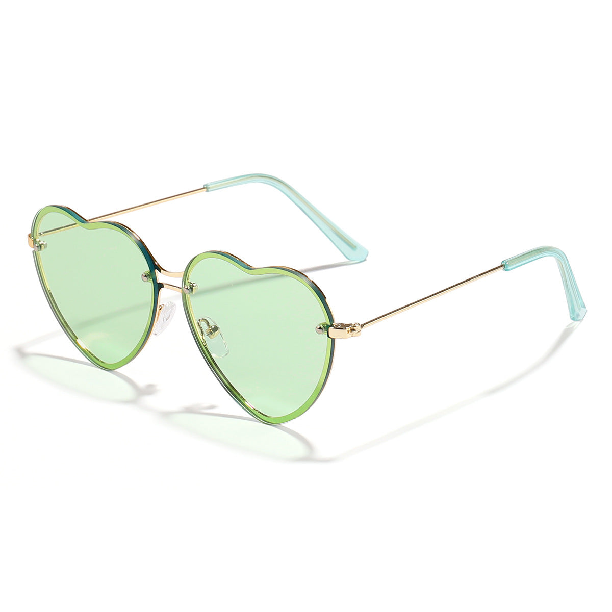 Damen Herzförmige Sonnenbrille mit stylishen Gläsern Karnz