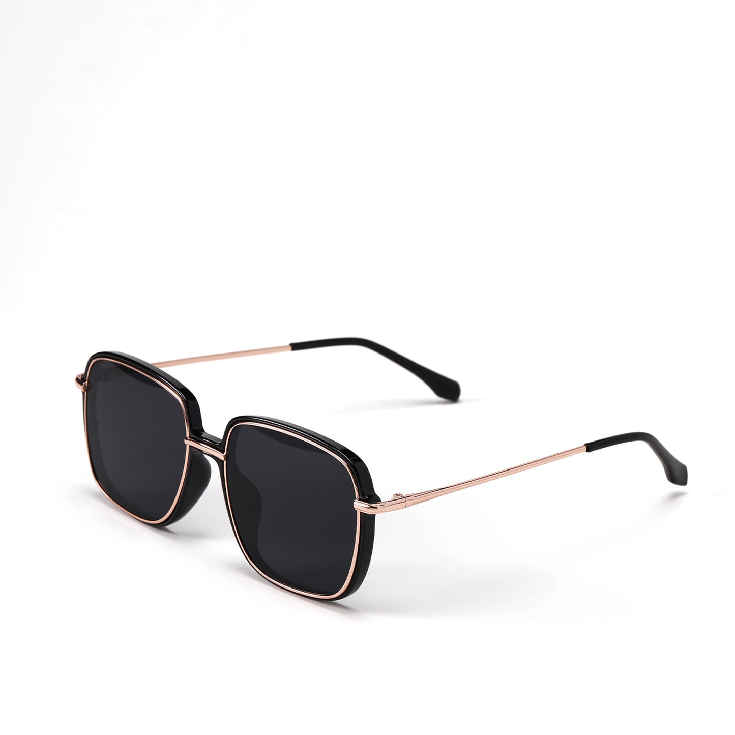 Damen quadratische Sonnenbrille mit hochwertigem Kunststoffrahmen und UV-Schutz Karnz