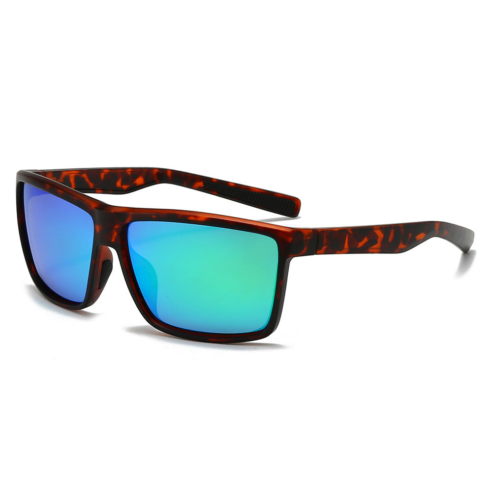 Herren Sportliche Sonnenbrille mit hochreflektierenden Gläsern und elastischem Rahmen Karnz