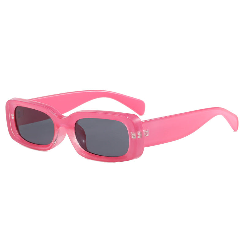 Damen stilvolle Designer-Sonnenbrille mit modischem, rechteckigem Rahmen Karnz