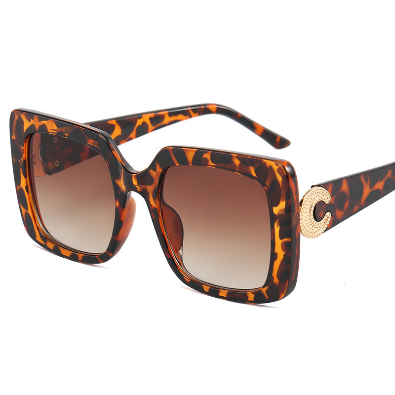 Damen modische Sonnenbrille im modernen quadratischen Design Karnz