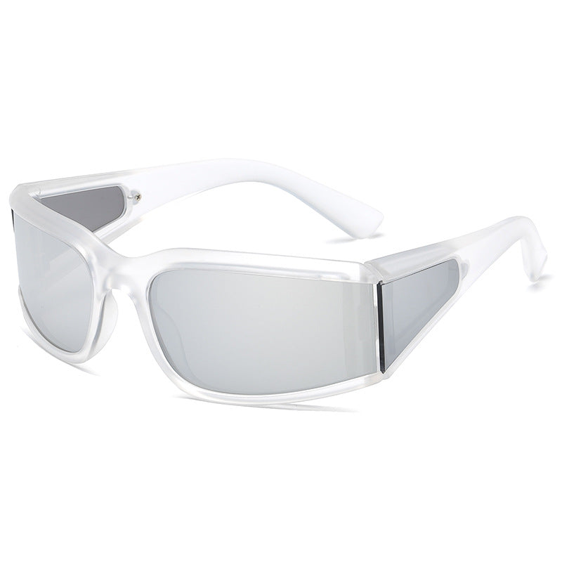Damen Sportsonnenbrille mit besonders ergonomischem Design und seitlichem Blendschutz Karnz