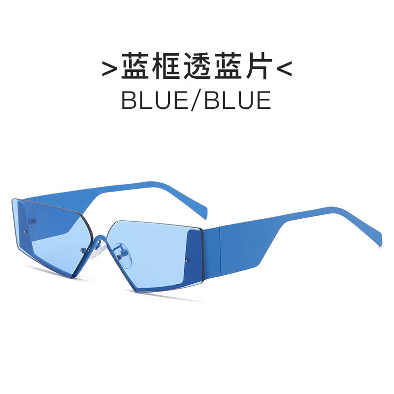 Damen exklusive geometrische Sonnenbrille Karnz