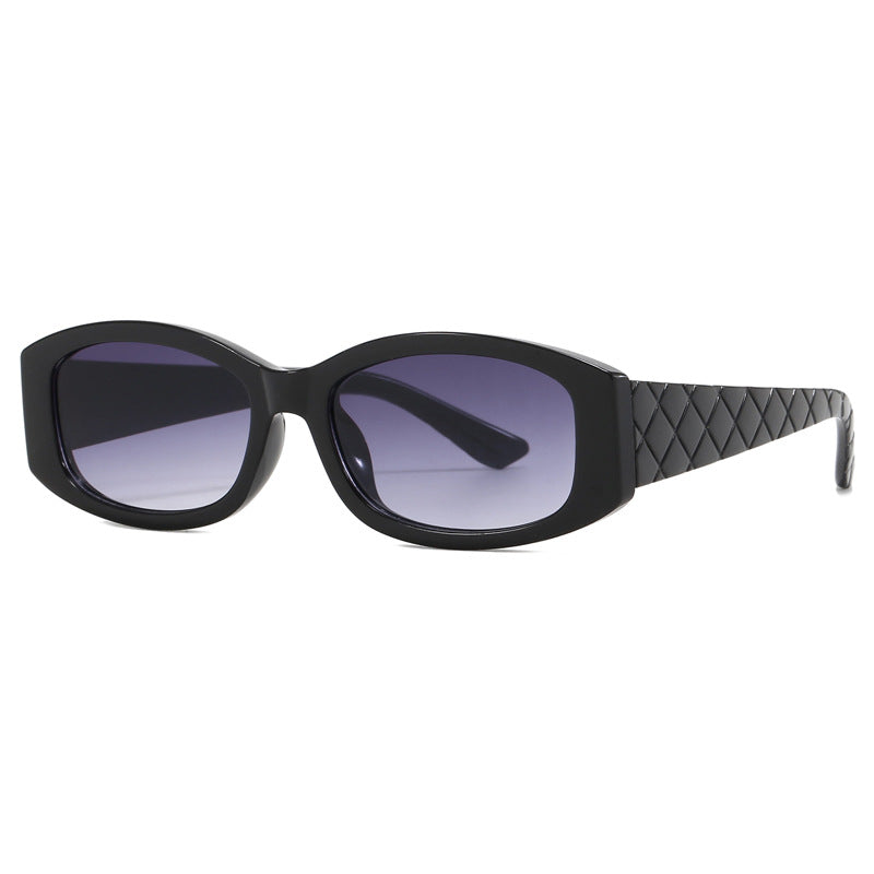 Damen Modische Retro-Sonnenbrille mit quadratischer Fassung Karnz