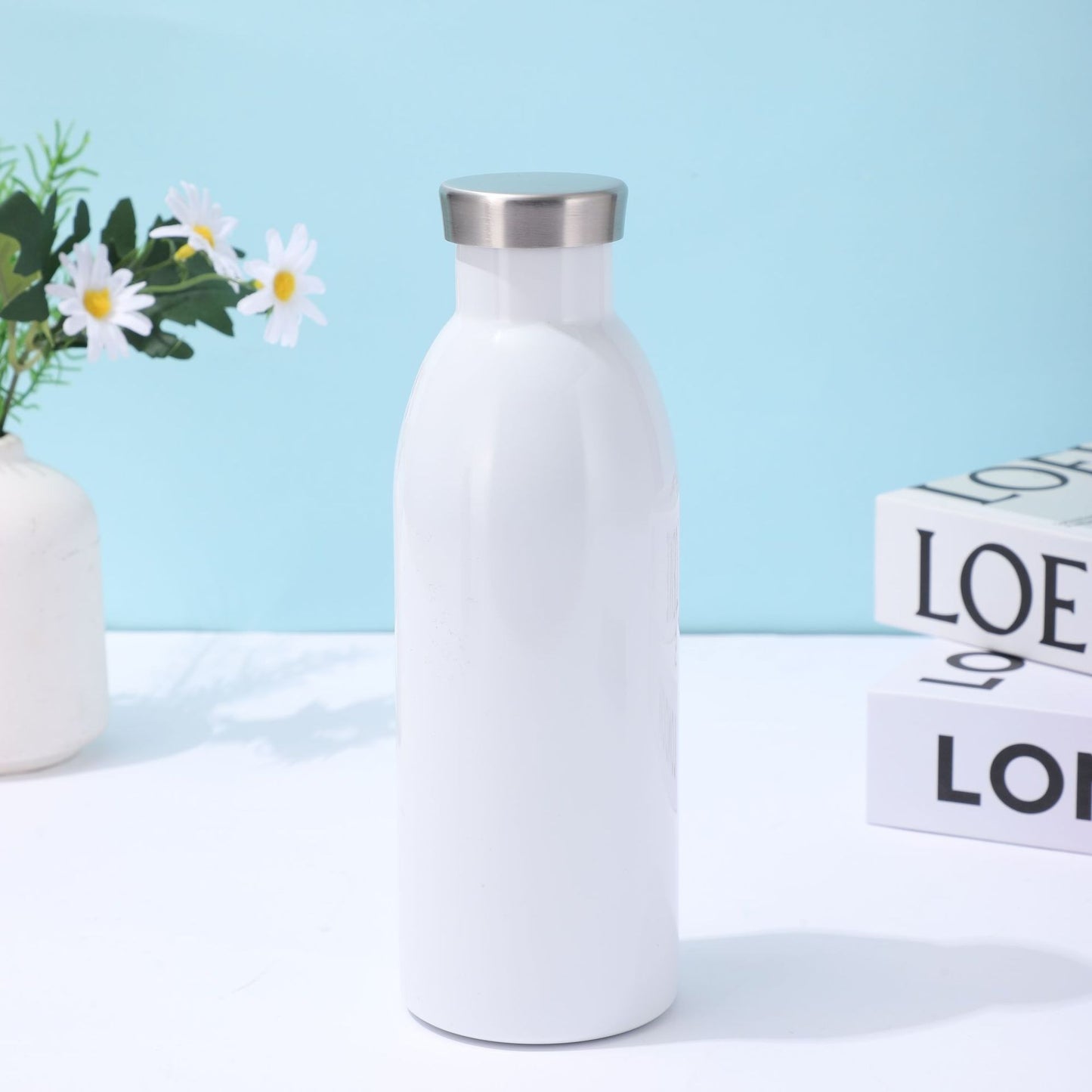 Damen Isolierte Edelstahl Trinkflasche Karnz