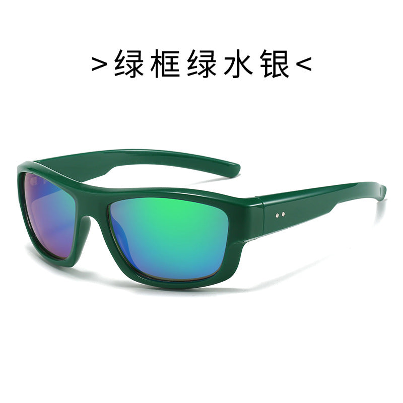 Damen Sport-Sonnenbrille mit robustem Rahmen und UV-Schutz Karnz