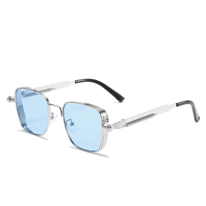 Damen modernistische Sonnenbrille im eleganten Metallrahmen Karnz