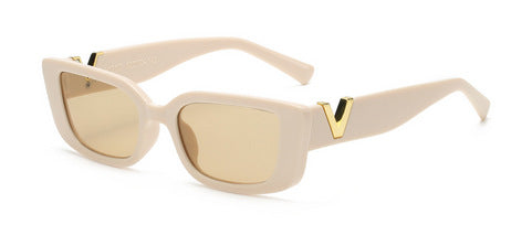 Damen modische Sonnenbrille mit markantem Print Karnz