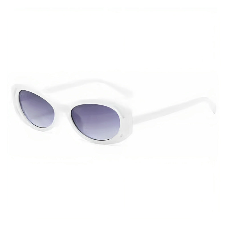 Damen Cat-Eye Sonnenbrille mit elegantem, transparentem Rahmen und UV-Schutz Karnz