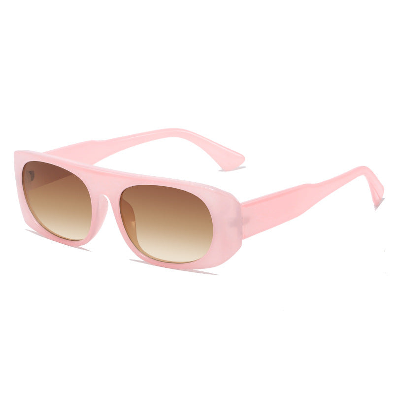 Damen modische Sonnenbrille im eleganten Schilddesign Karnz