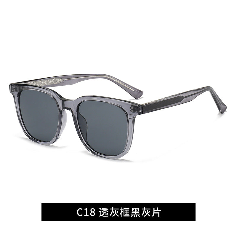 Damen modische Sonnenbrille im modernen rechteckigen Stil Karnz