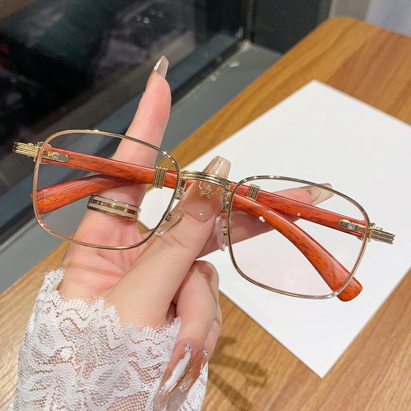 Damen Sonnenbrille mit luxuriösem Holzrahmen Karnz