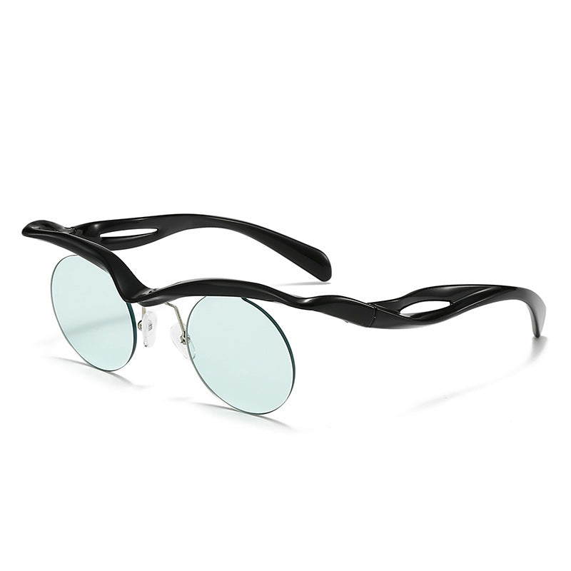 Damen modische Sonnenbrille mit innovativem Rahmen Karnz