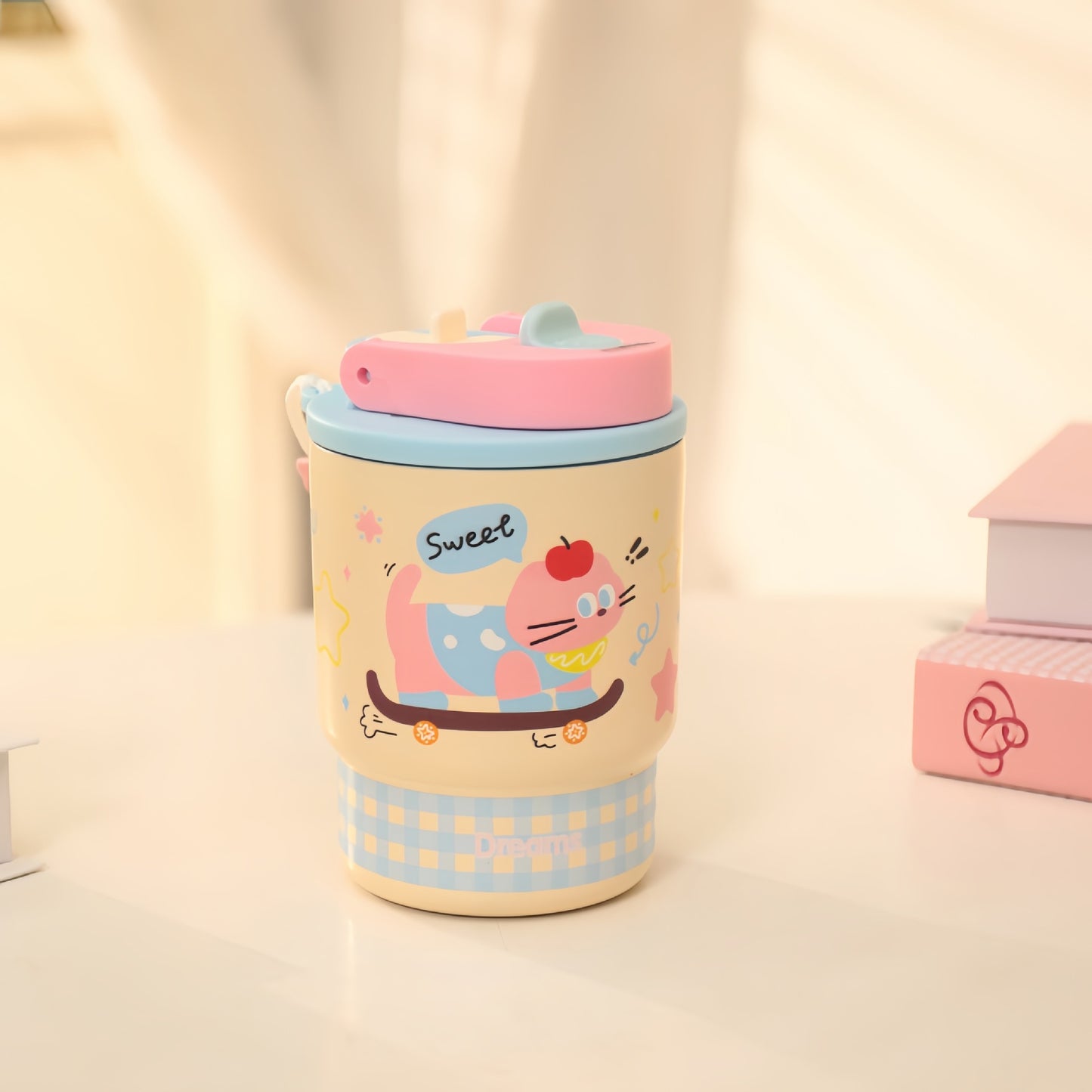 Damen Trinkbecher mit lustigem Tierdesign Karnz