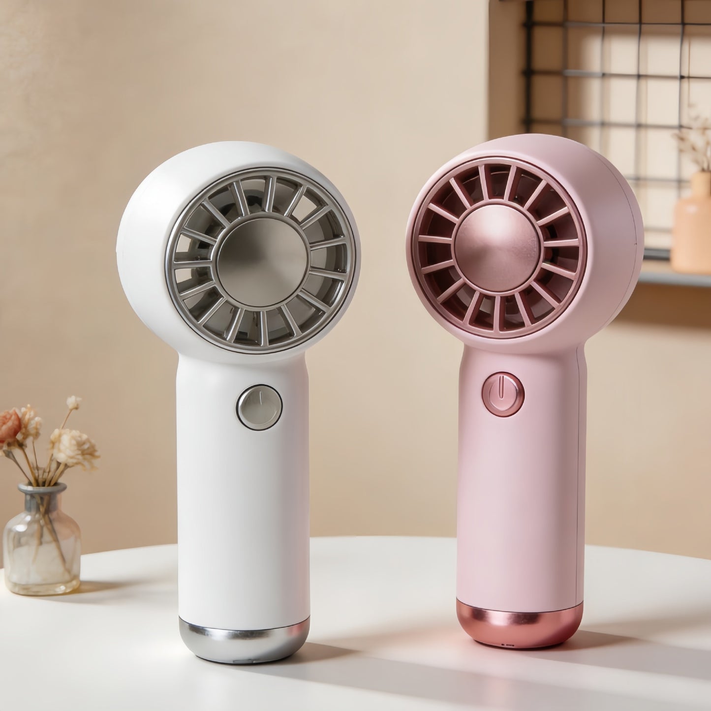 Damen Tragbarer Handventilator mit USB-Ladefunktion Karnz