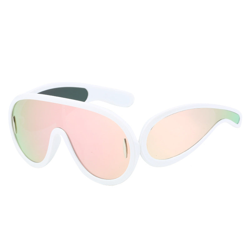 Damen fashion-forward Sportsonnenbrille Karnz