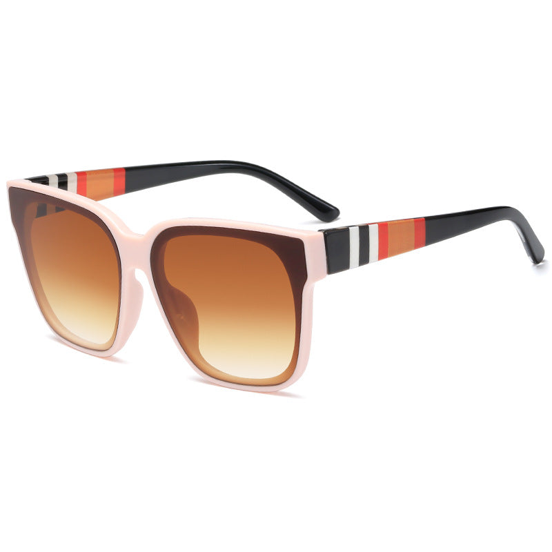 Damen modische Sonnenbrille mit markantem Oversized-Rahmen und UV-Schutz Karnz