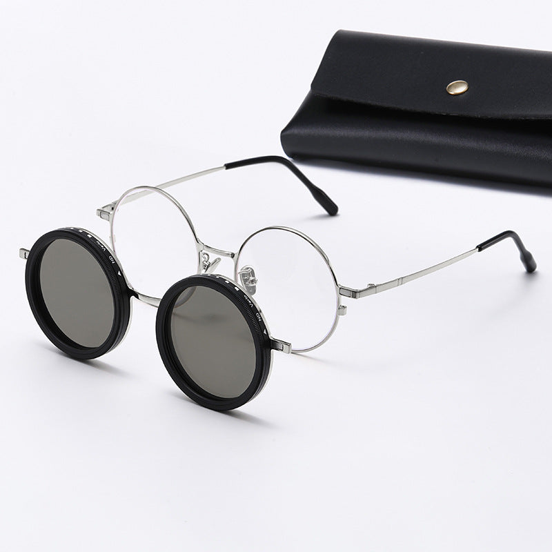 Damen multifunktionale Sonnenbrille mit abnehmbaren Gläsern Karnz